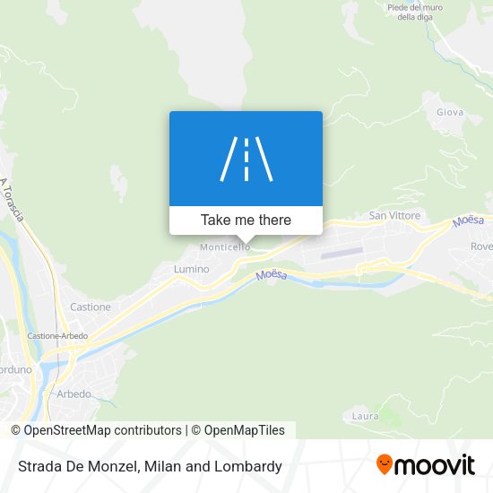 Strada De Monzel map