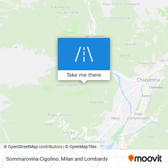 Sommarovina-Cigolino map