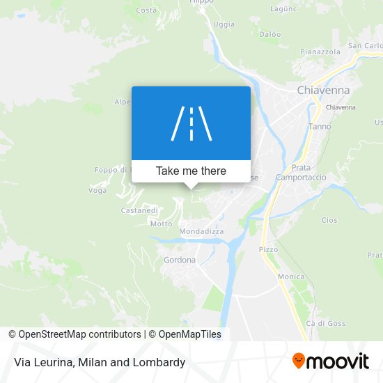 Via Leurina map