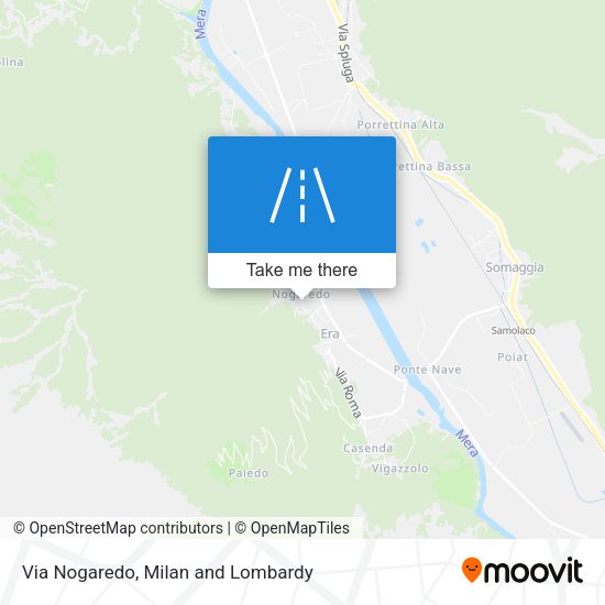 Via Nogaredo map