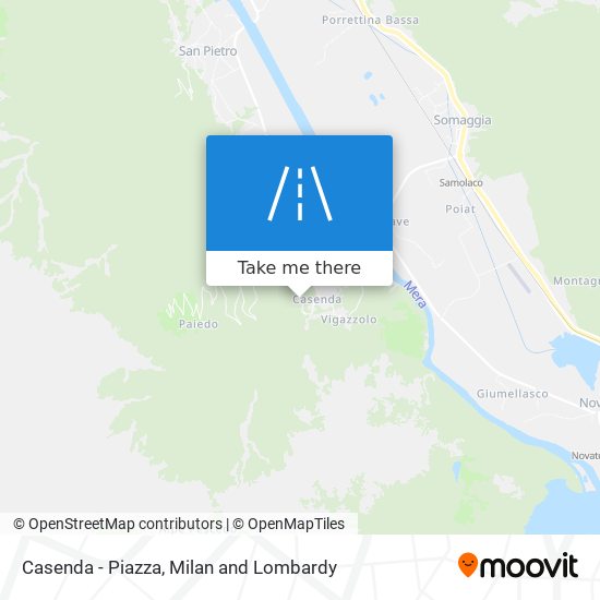Casenda - Piazza map