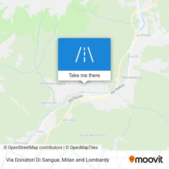 Via Donatori Di Sangue map