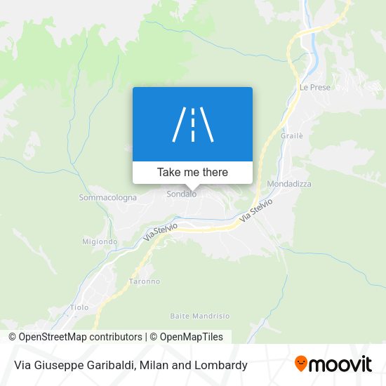 Via Giuseppe Garibaldi map