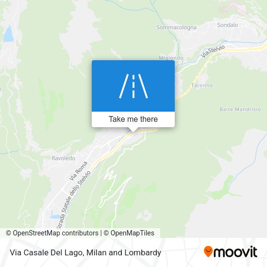 Via Casale Del Lago map