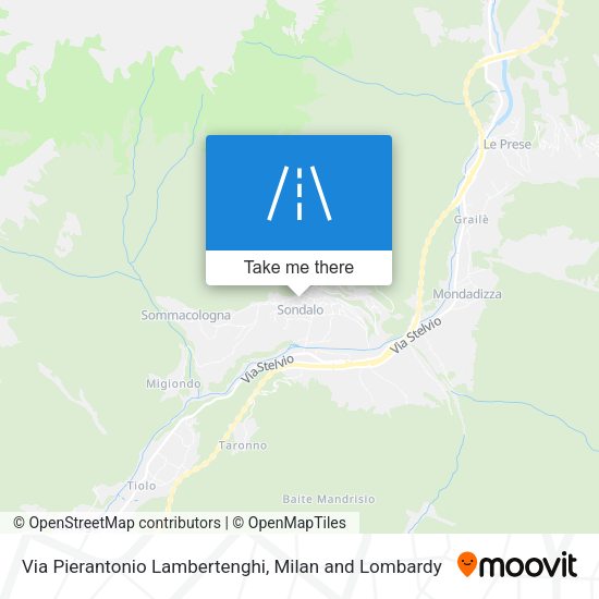 Via Pierantonio Lambertenghi map