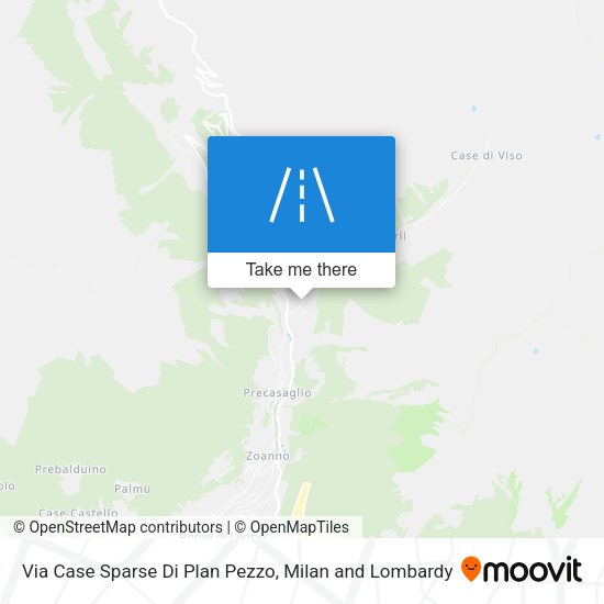 Via Case Sparse Di Plan Pezzo map