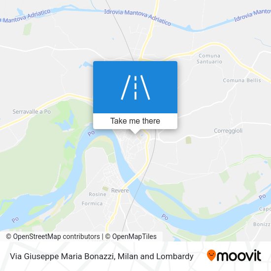 Via Giuseppe Maria Bonazzi map