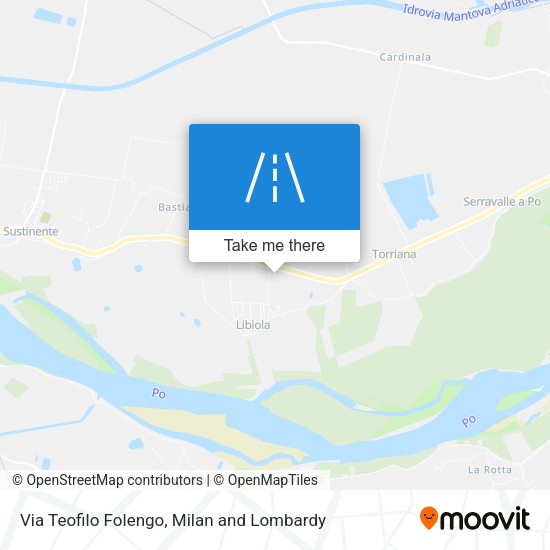 Via Teofilo Folengo map