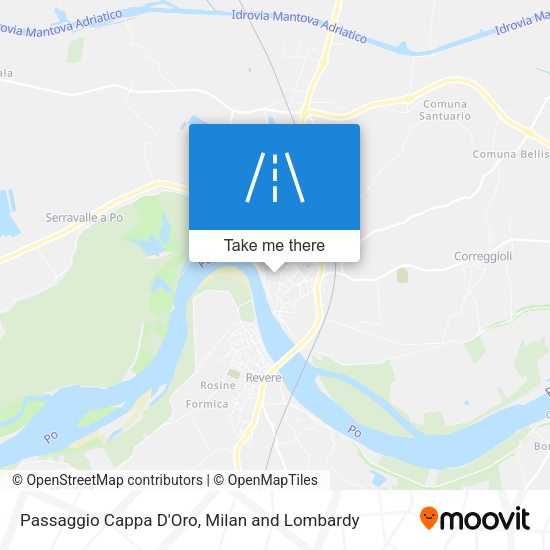 Passaggio Cappa D'Oro map