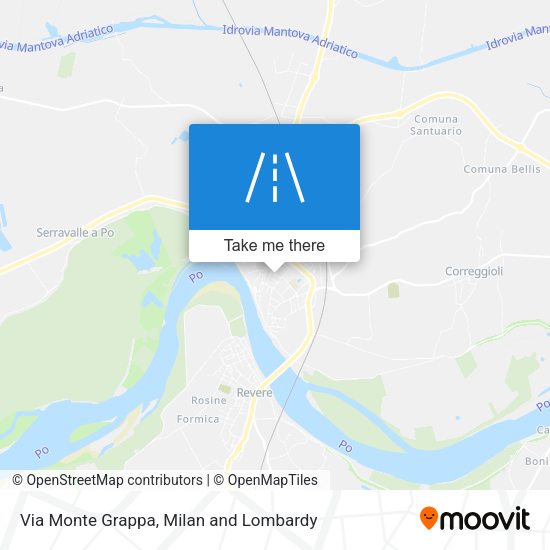 Via Monte Grappa map