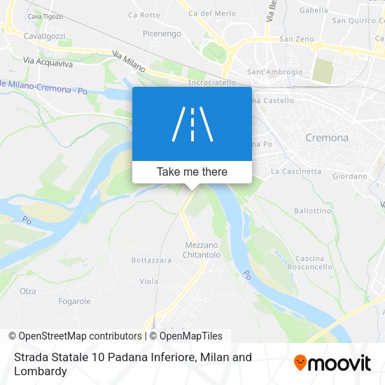 Strada Statale 10 Padana Inferiore map