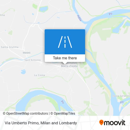 Via Umberto Primo map