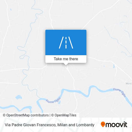 Via Padre Giovan Francesco map