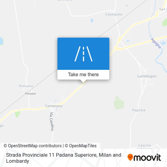 Strada Provinciale 11 Padana Superiore map