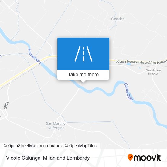 Vicolo Calunga map
