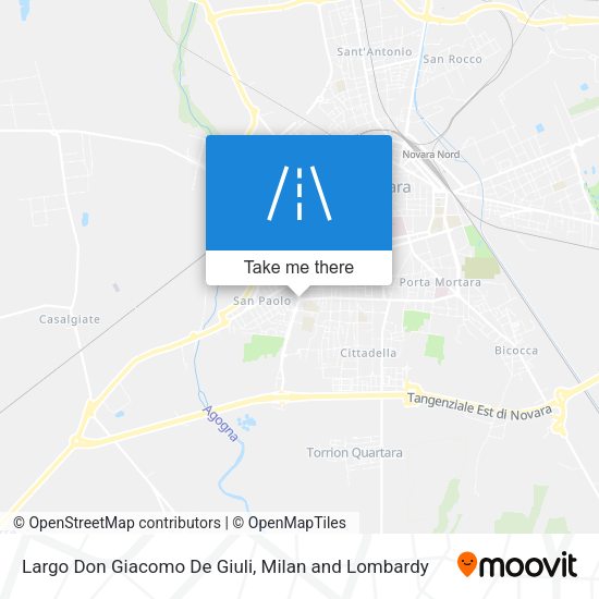 Largo Don Giacomo De Giuli map