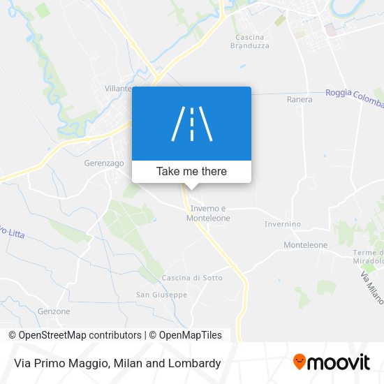 Via Primo Maggio map