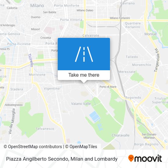 Piazza Angilberto Secondo map