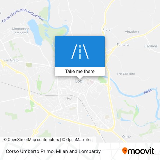 Corso Umberto Primo map