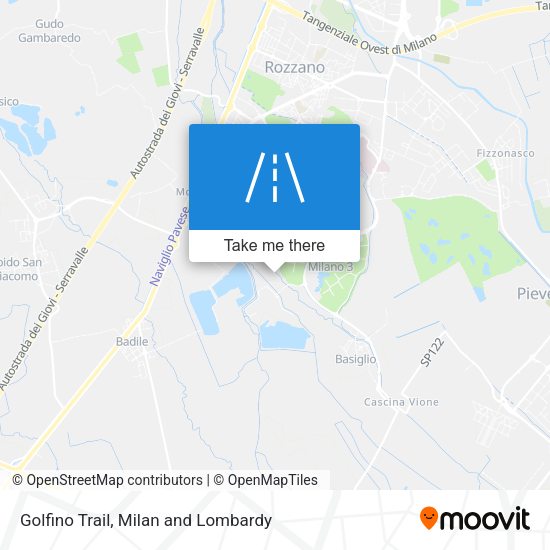 Golfino Trail map