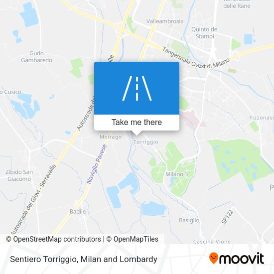 Sentiero Torriggio map