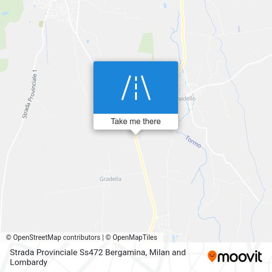 Strada Provinciale Ss472 Bergamina map