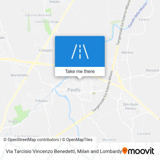 Via Tarcisio Vincenzo Benedetti map