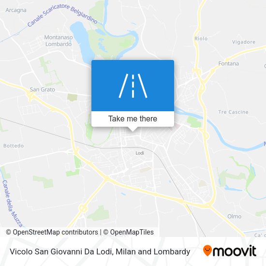 Vicolo San Giovanni Da Lodi map
