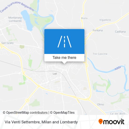 Via Venti Settembre map