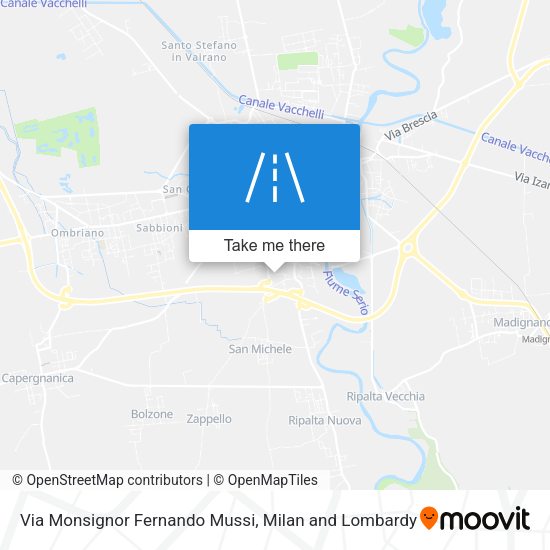 Via Monsignor Fernando Mussi map