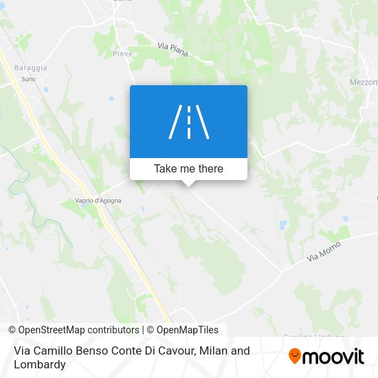 Via Camillo Benso Conte Di Cavour map
