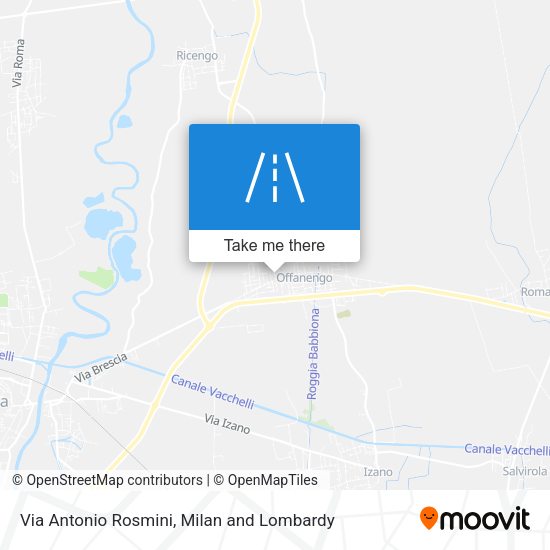 Via Antonio Rosmini map