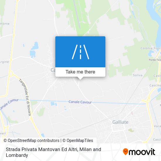 Strada Privata Mantovan Ed Altri map