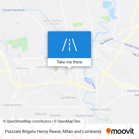 Piazzale Brigata Herny Reeve map