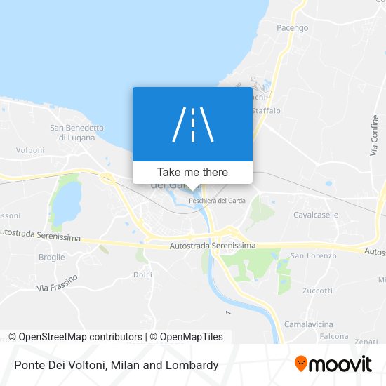 Ponte Dei Voltoni map