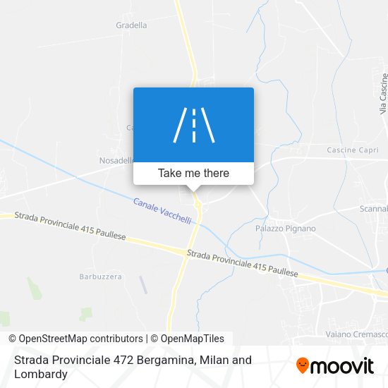 Strada Provinciale 472 Bergamina map