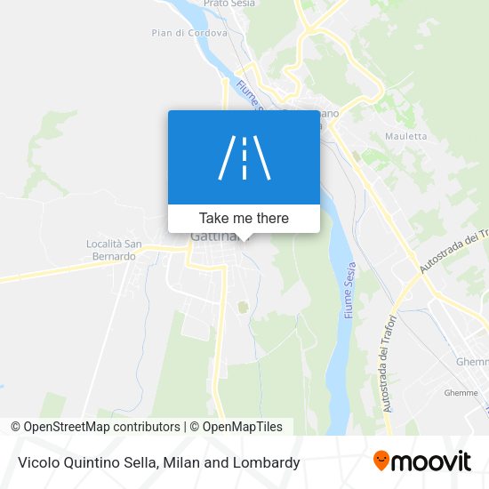 Vicolo Quintino Sella map