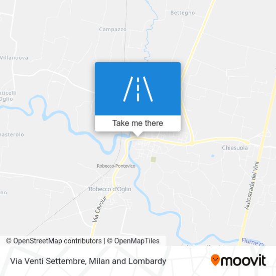 Via Venti Settembre map