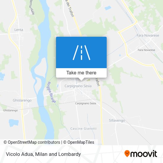 Vicolo Adua map