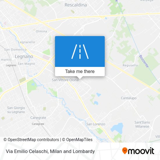 Via Emilio Celaschi map