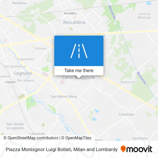 Piazza Monisgnor Luigi Bollati map