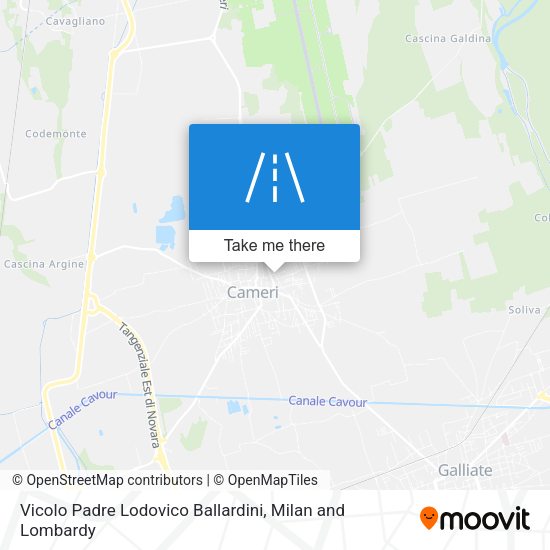 Vicolo Padre Lodovico Ballardini map