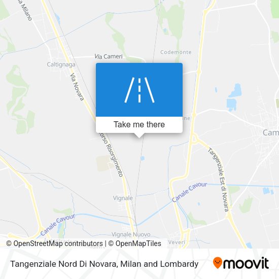 Tangenziale Nord Di Novara map