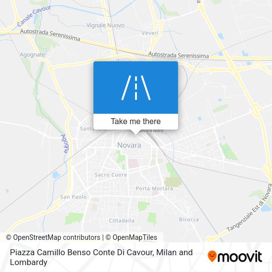 Piazza Camillo Benso Conte Di Cavour map