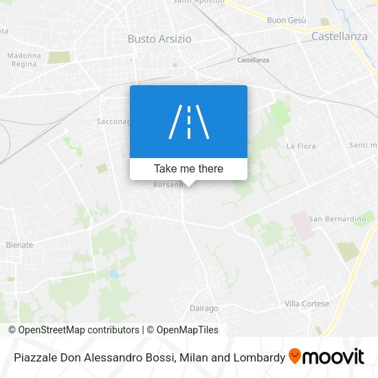 Piazzale Don Alessandro Bossi map