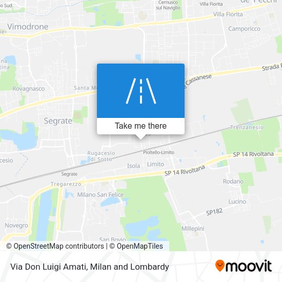 Via Don Luigi Amati map