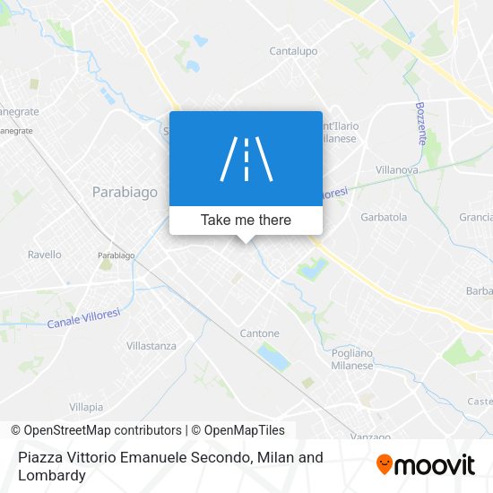 Piazza Vittorio Emanuele Secondo map
