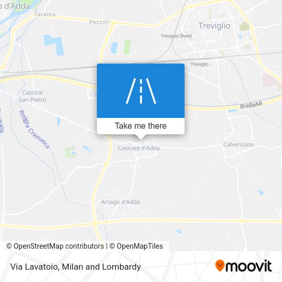 Via Lavatoio map