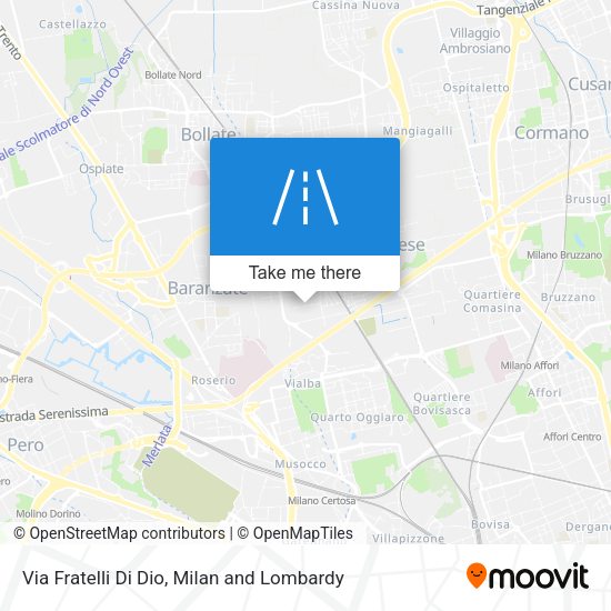 Via Fratelli Di Dio map