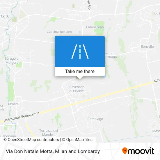 Via Don Natale Motta map